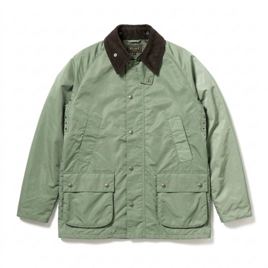 Mens Outlet House - Yolen | Corduroy-Collar Button-Up Jacket Men
