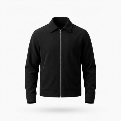 Mens Outlet House - Tatir | Ribbed Zip-Up Jacket Men