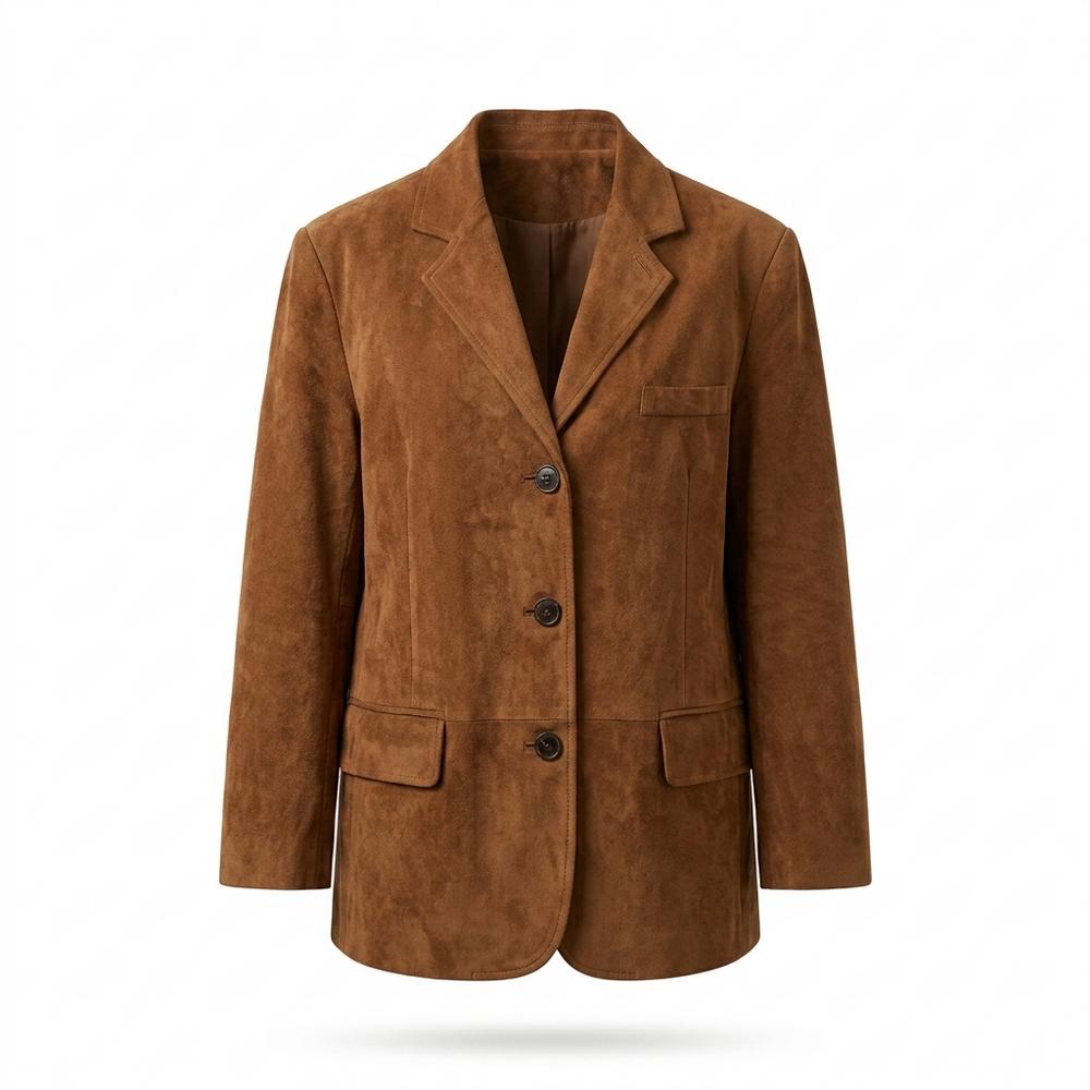 Mens Outlet House - Ritot | Suede Single-Breasted Blazer Women