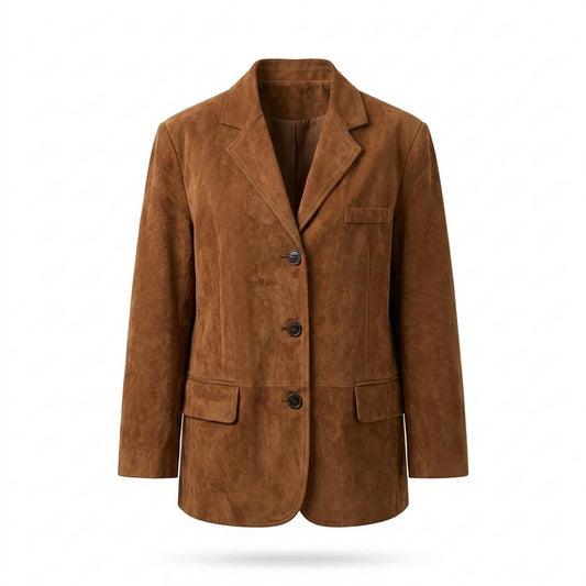 Mens Outlet House - Ritot | Suede Single-Breasted Blazer Women