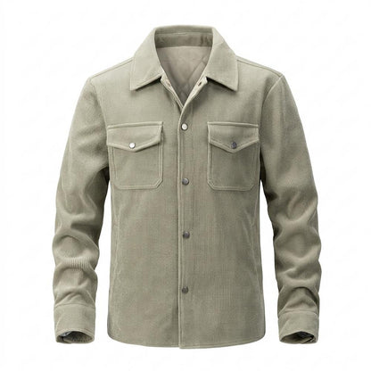 Mens Outlet House - Raven | Corduroy Quilted Jacket Men