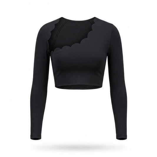 Mens Outlet House - Momas | Asymmetrical Scalloped Top Women