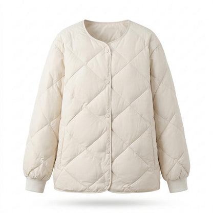 Mens Outlet House - Nisin | Quilted Collarless Jacket Women