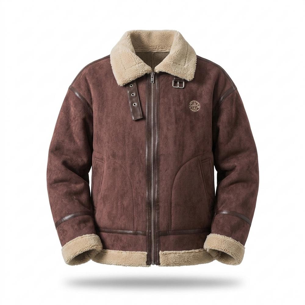 Mens Outlet House - Artir | Shearling-Lined Sueded Jacket Unisex