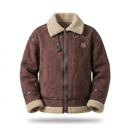 Mens Outlet House - Artir | Shearling-Lined Sueded Jacket Unisex