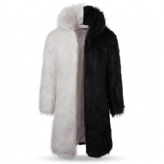 Mens Outlet House - Nilin | Two-Tone Hooded Coat Unisex