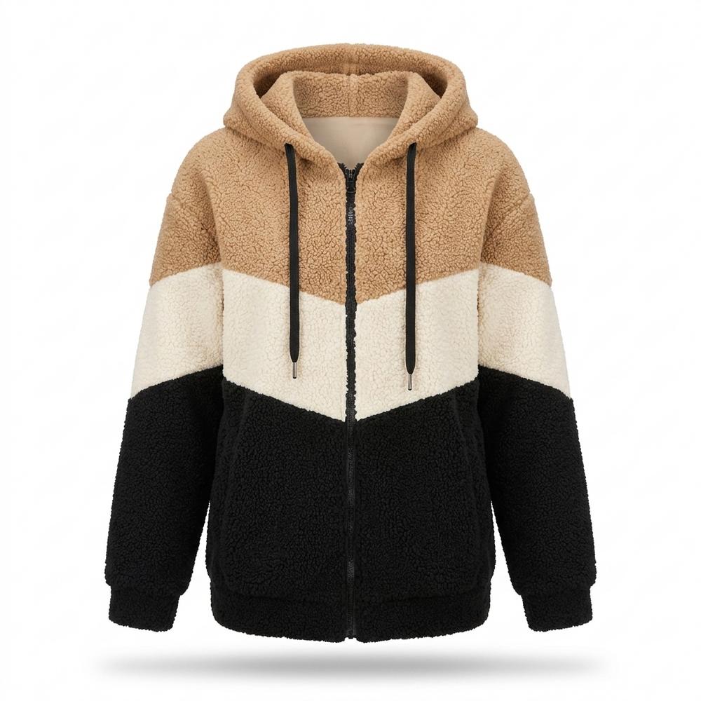Mens Outlet House - Lusar | Color-Block Fleece Jacket Women