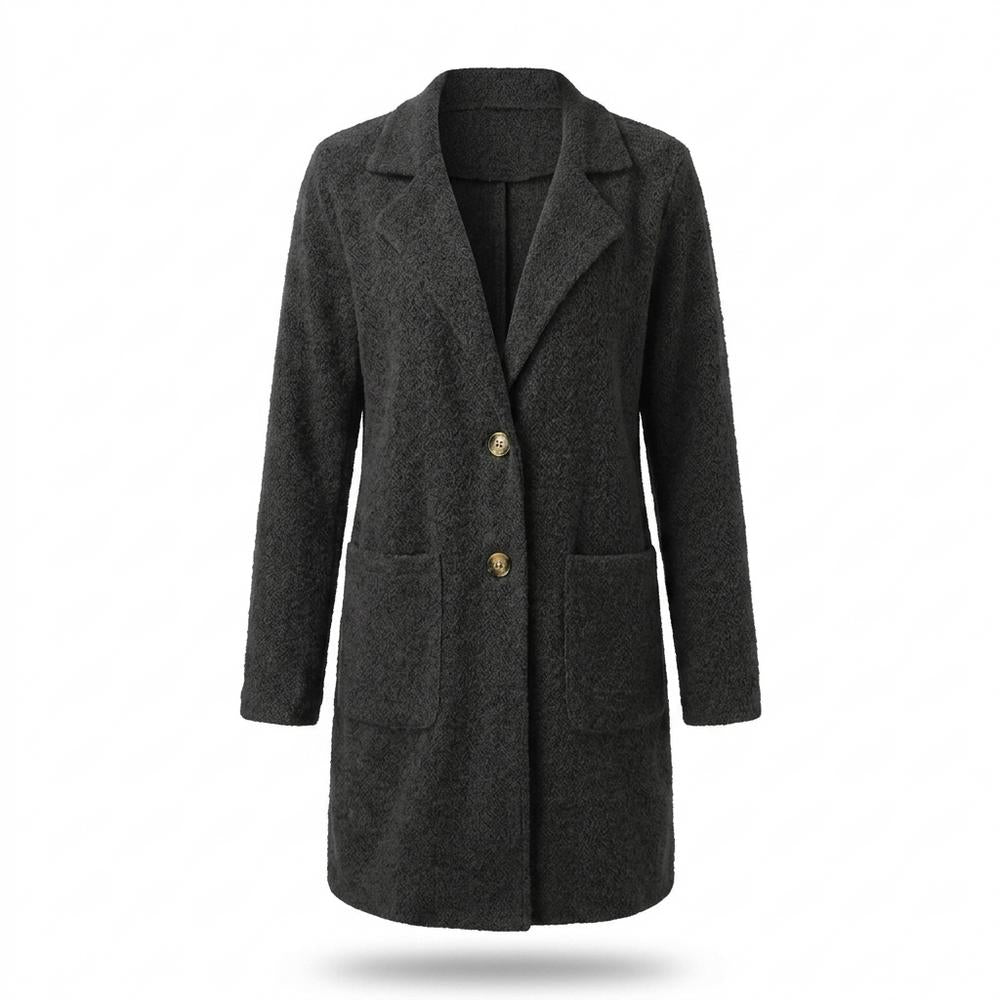Mens Outlet House - Dolet | Textured Buttoned Coat Women