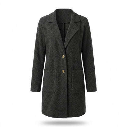 Mens Outlet House - Dolet | Textured Buttoned Coat Women