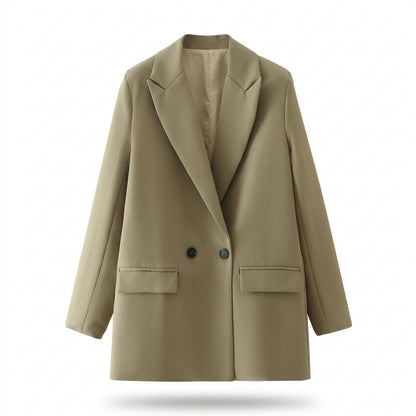 Mens Outlet House - Vevan | Double-Breasted Relaxed-Fit Blazer Women