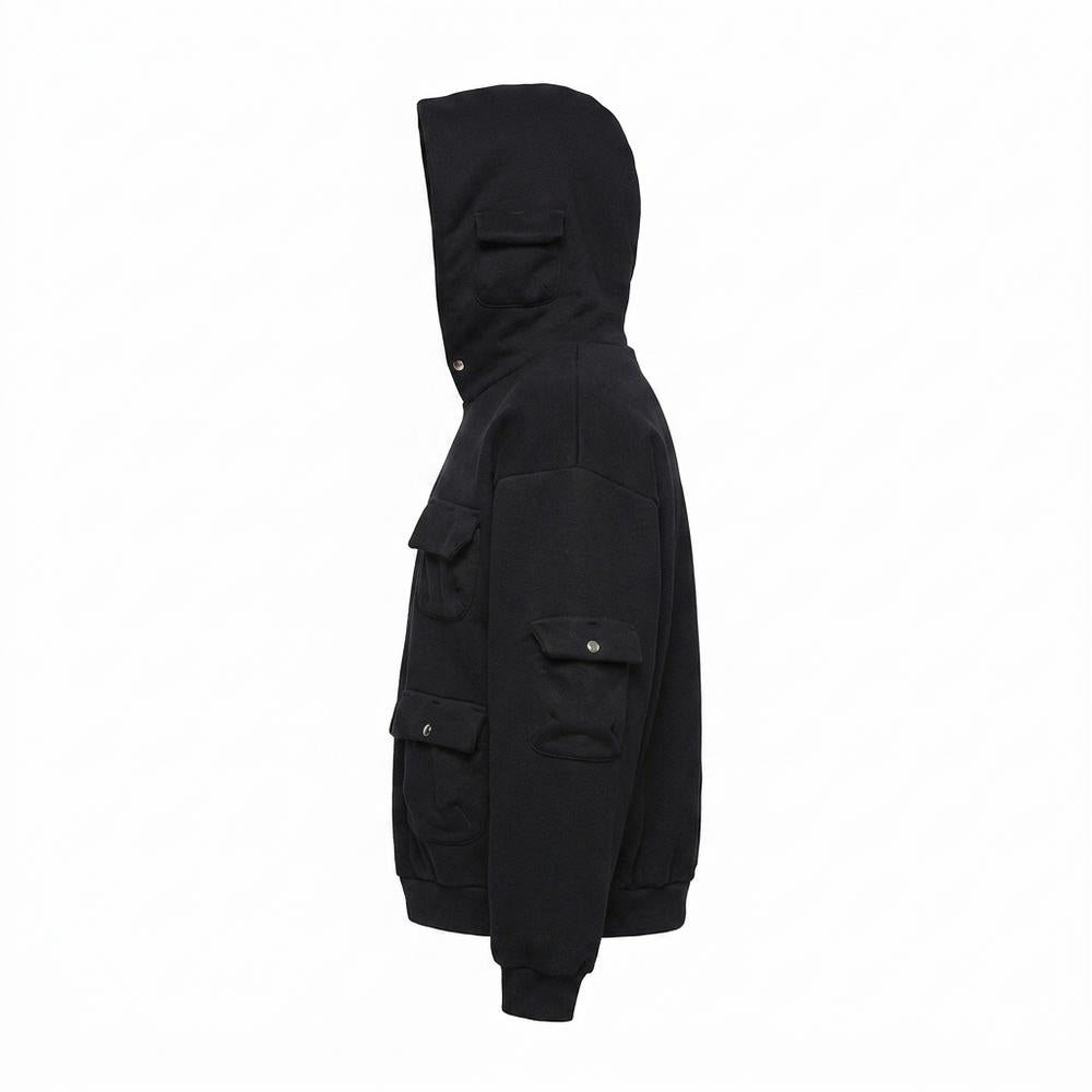 Mens Outlet House - Calen | Oversized Multi-Pocket Hoodie Unisex
