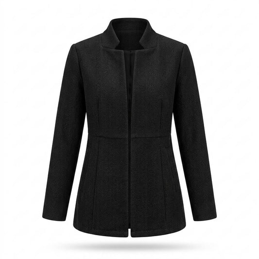 Mens Outlet House - Lovan | Herringbone Stand-Collar Jacket Women