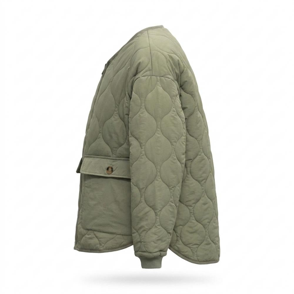 Mens Outlet House - Yefim | Quilted Collarless Jacket Unisex