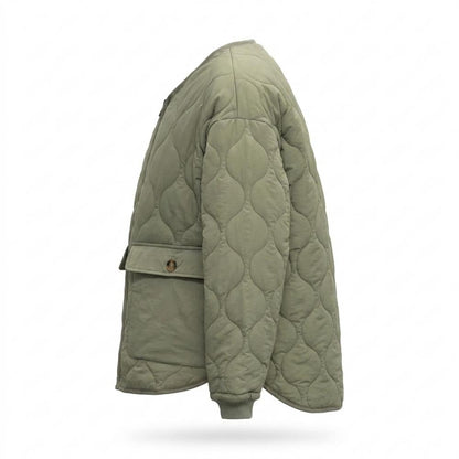 Mens Outlet House - Yefim | Quilted Collarless Jacket Unisex
