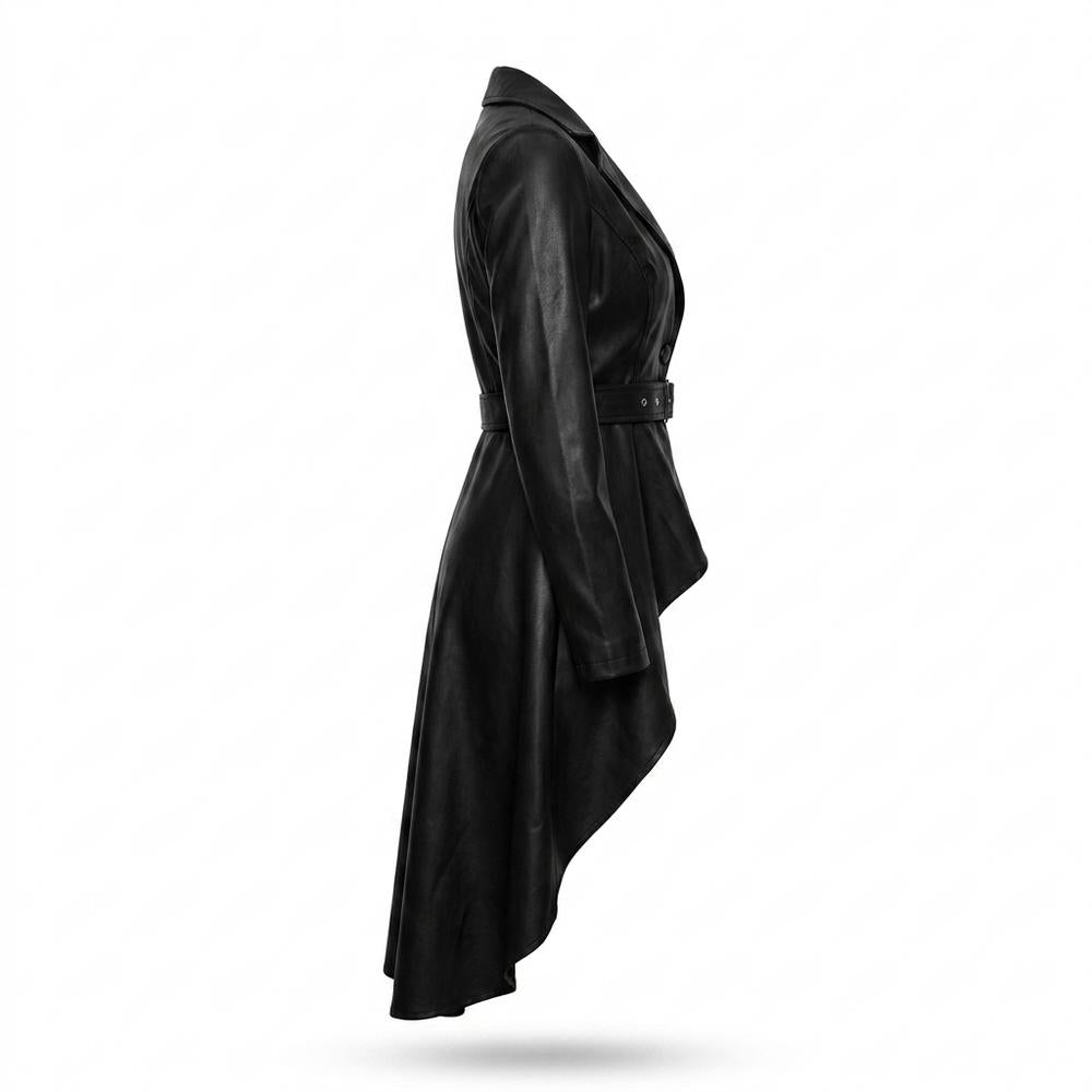 Mens Outlet House - Serev | Belted Asymmetrical Coat Women