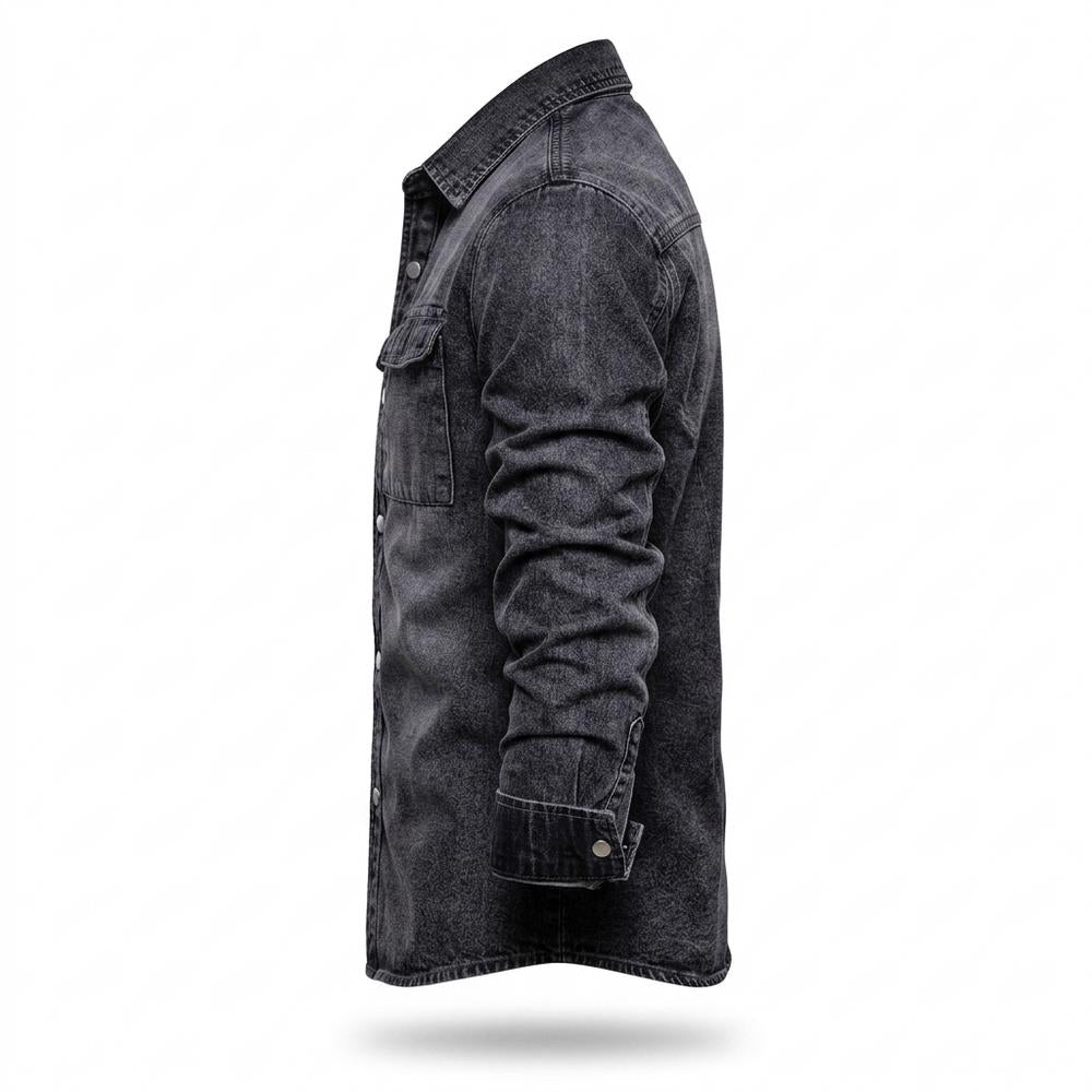 Mens Outlet House - Nilar | Washed Slim-Fit Shirt Men