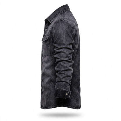 Mens Outlet House - Nilar | Washed Slim-Fit Shirt Men