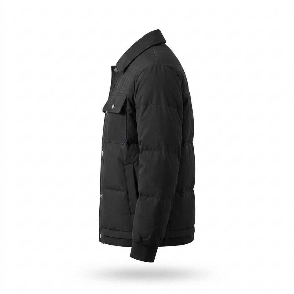 Mens Outlet House - Comer | Quilted Button-Up Jacket Men