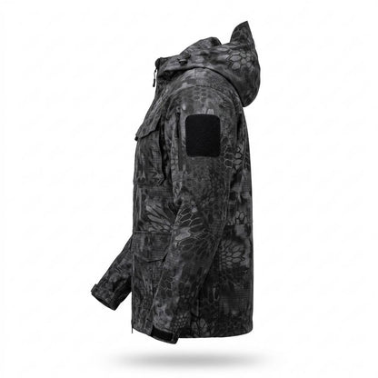 Mens Outlet House - Lehom | Camouflage Hooded Jacket Men