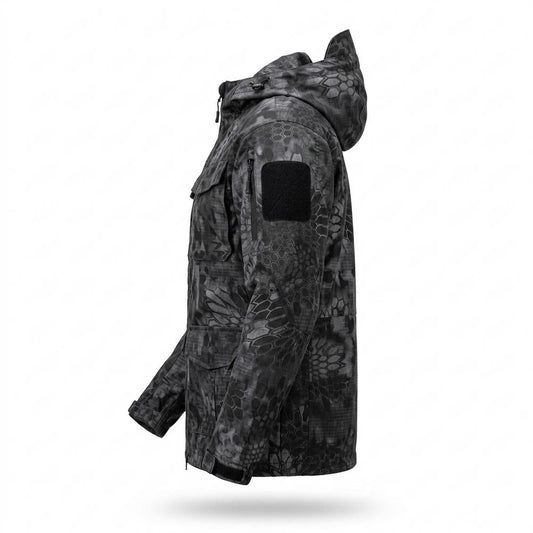 Mens Outlet House - Lehom | Camouflage Hooded Jacket Men