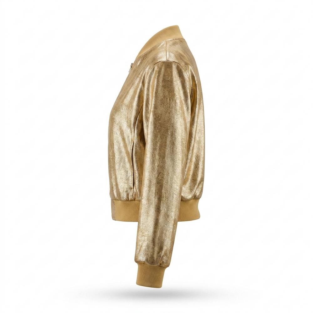 Mens Outlet House - Valin | Metallic Cropped Jacket Women