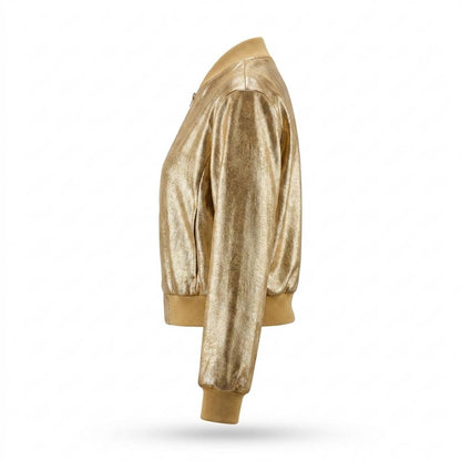 Mens Outlet House - Valin | Metallic Cropped Jacket Women