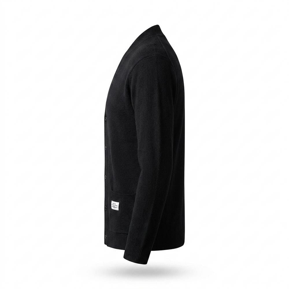 Mens Outlet House - Masin | Button-Front V-Neck Knit Cardigan Men