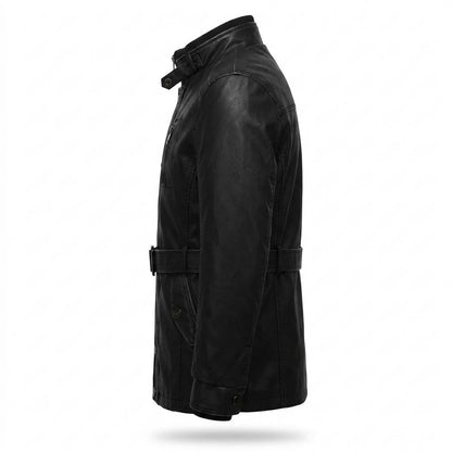 Mens Outlet House - Vetor | Stand-Collar Faux-Leather Jacket Men