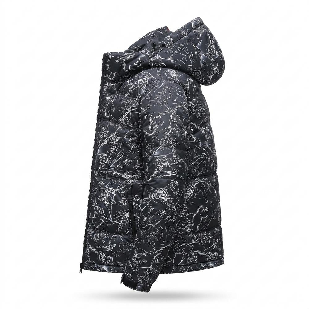 Mens Outlet House - Maram | Padded Patterned Jacket Men