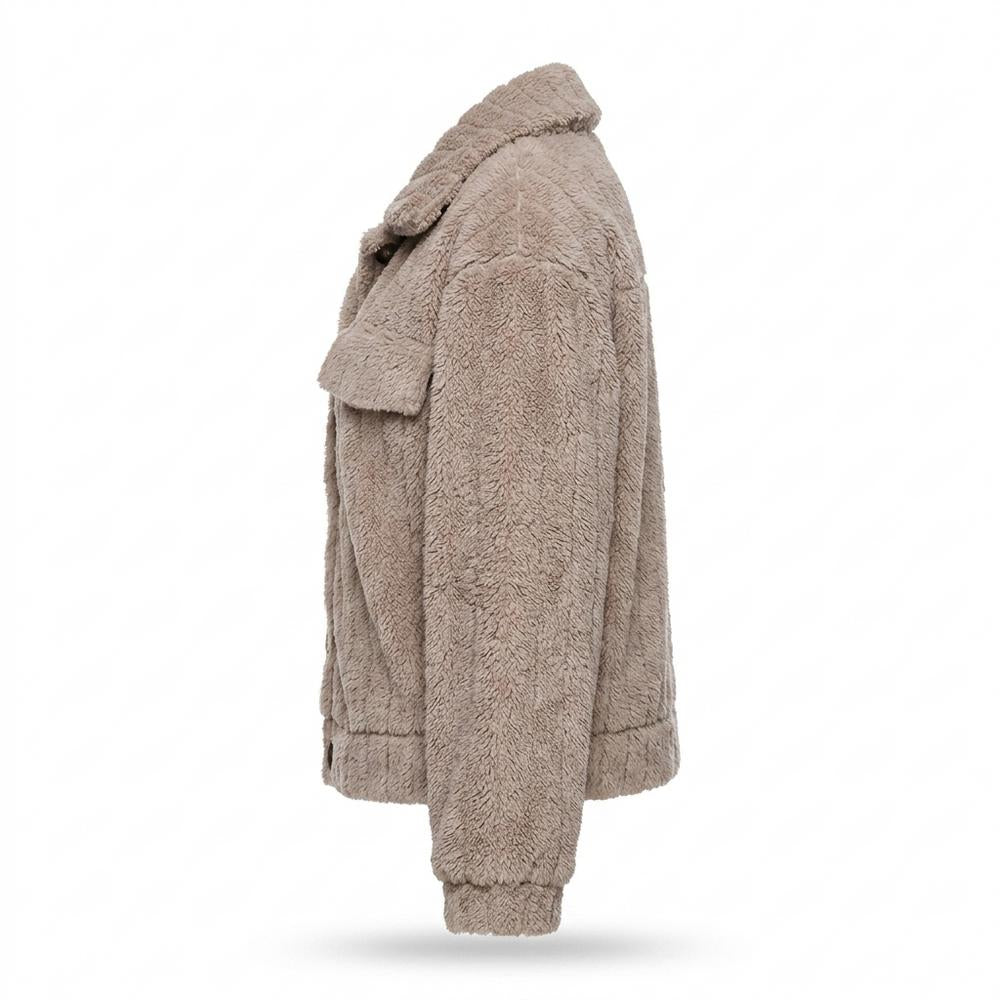 Mens Outlet House - Noron | Fleece Button-Front Jacket Women
