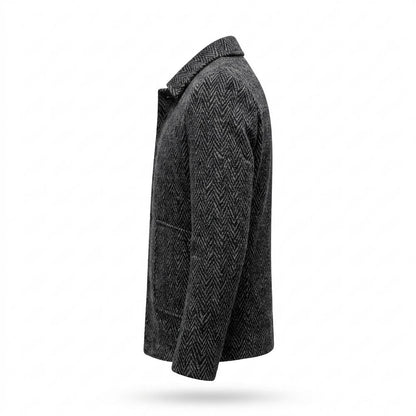 Mens Outlet House - Nubas | Herringbone Lined Jacket Men
