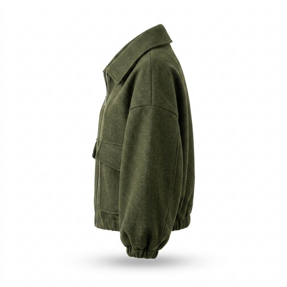 Mens Outlet House - Nimer | Cropped Balloon-Sleeve Jacket Women