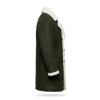 Mens Outlet House - Alvin | Shearling-Lined Double-Breasted Coat Men