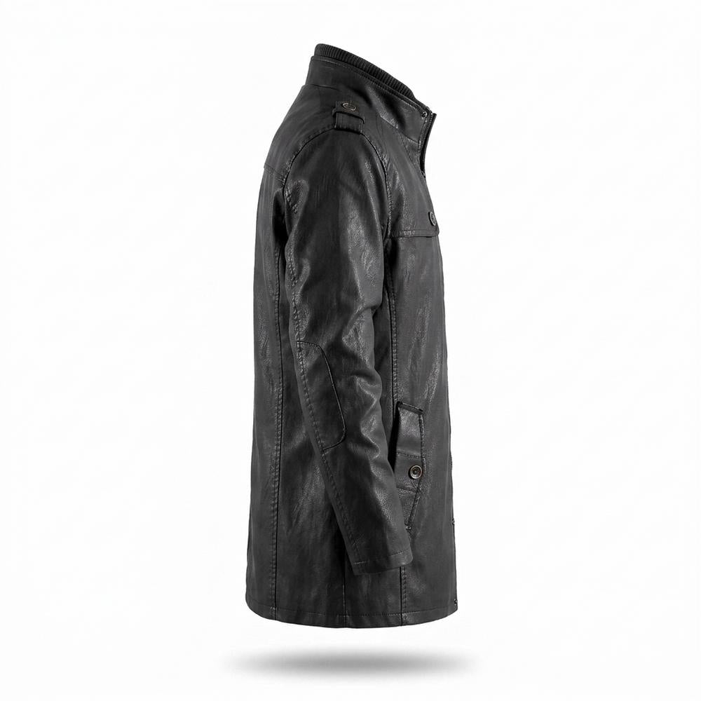 Mens Outlet House - Covel | Stand-Collar Lined Coat Men