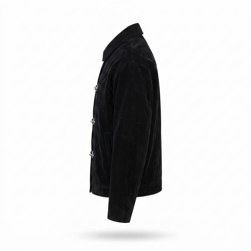 Mens Outlet House - Miser | Toggle-Closure Velveteen Jacket Unisex