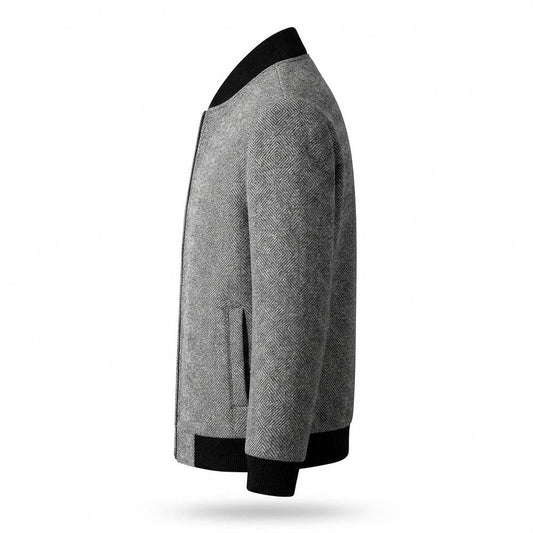 Mens Outlet House - Viram | Patterned Zip-Up Jacket Men