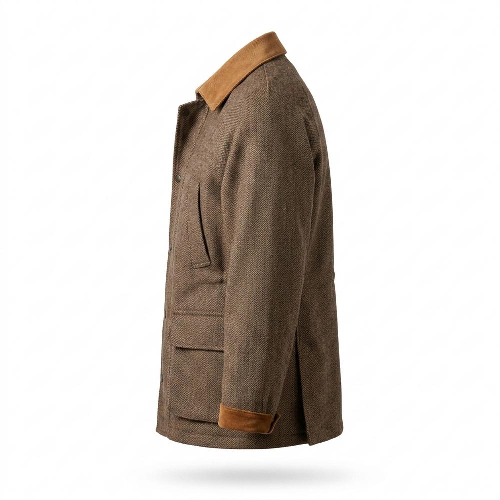 Mens Outlet House - Yinem | Herringbone Lined Jacket Men