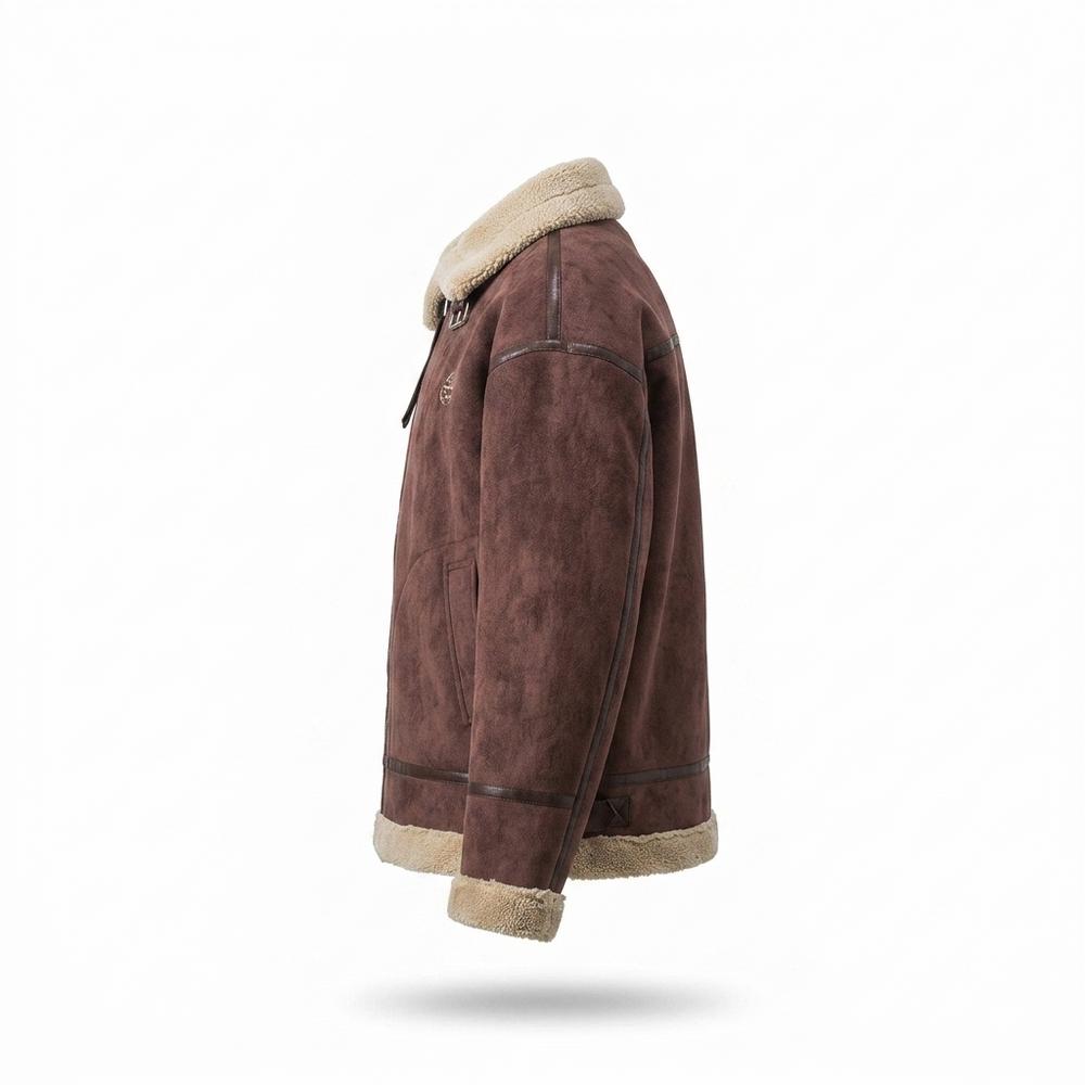Mens Outlet House - Artir | Shearling-Lined Sueded Jacket Unisex