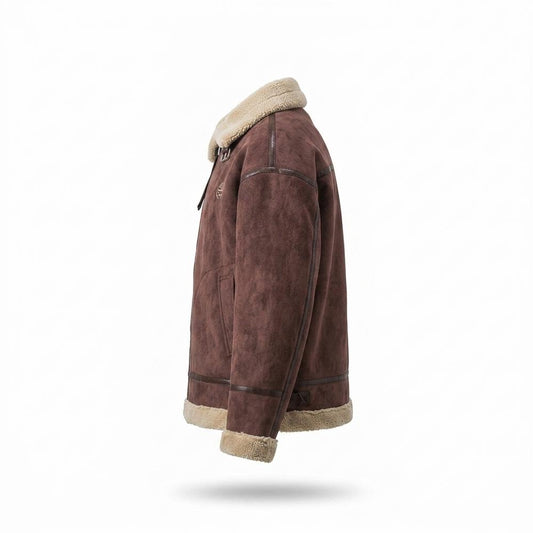 Mens Outlet House - Artir | Shearling-Lined Sueded Jacket Unisex