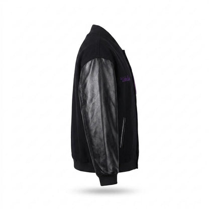 Mens Outlet House - Tasol | Embroidered Contrast-Sleeve Jacket Unisex