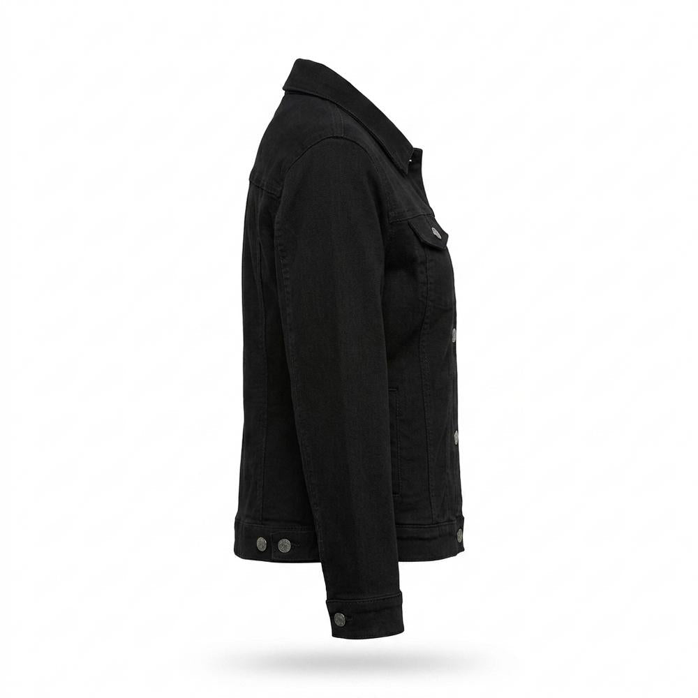 Mens Outlet House - Nizes | Button-Front Fitted Denim Jacket Women