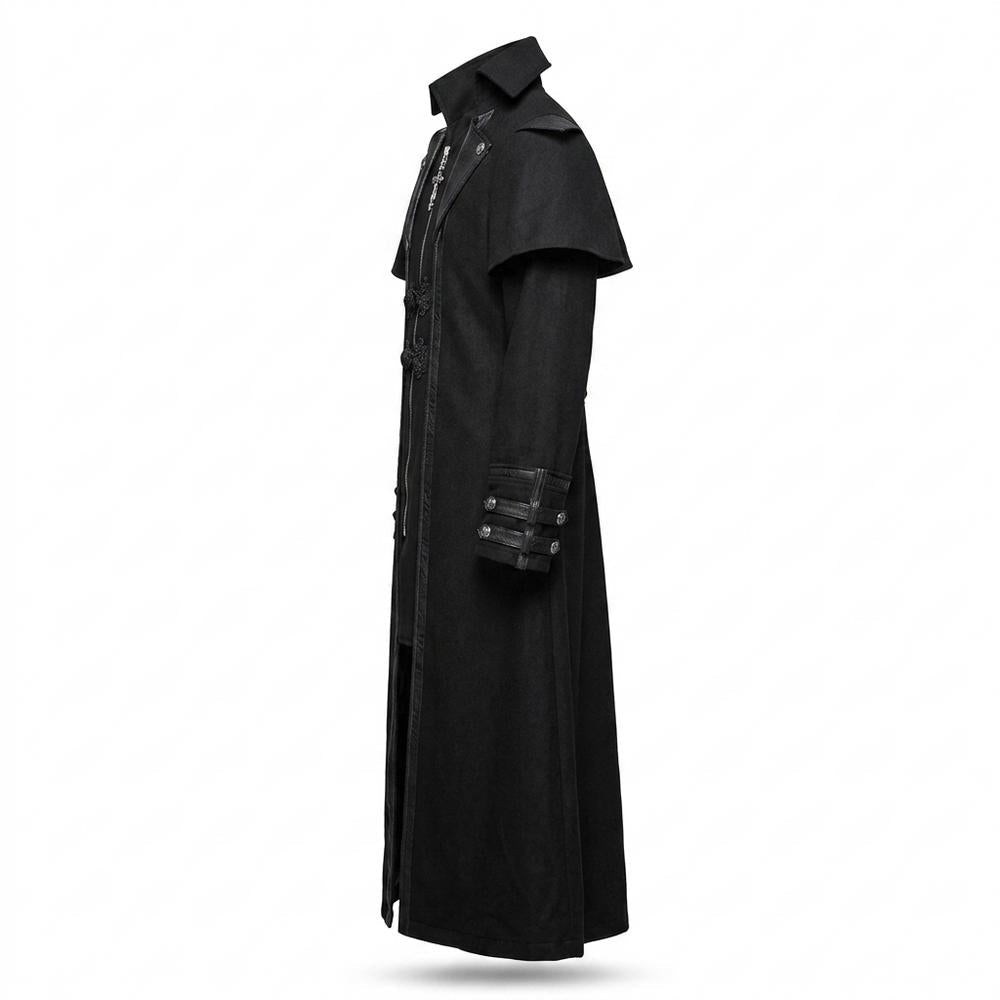 Mens Outlet House - Raren | Caped Longline Coat Men