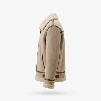 Mens Outlet House - Elmir | Shearling-Lined Faux-Suede Jacket Unisex