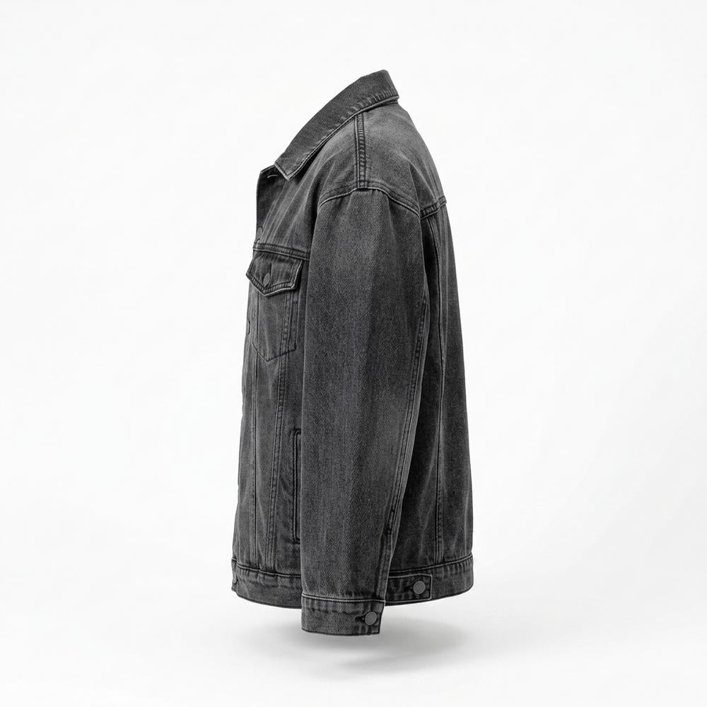 Mens Outlet House - Yehul | Washed Relaxed-Fit Denim Jacket Women