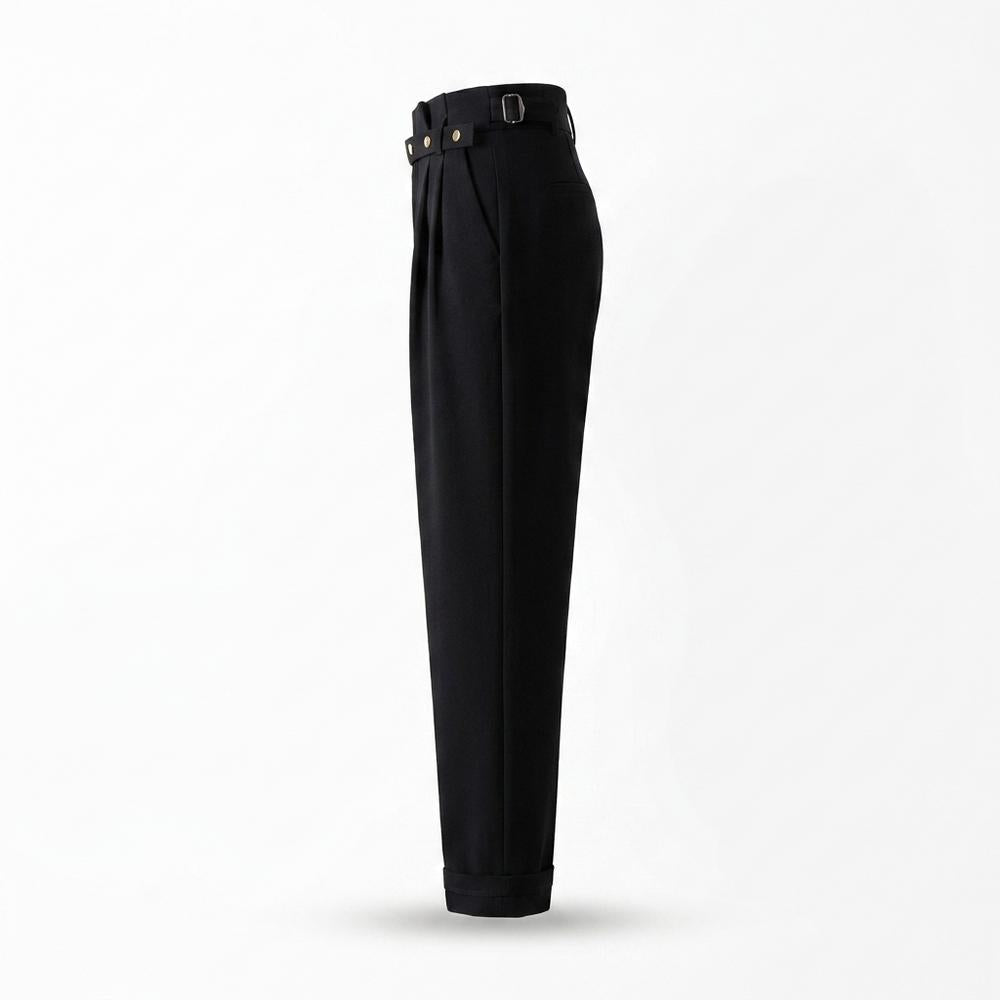 Mens Outlet House - Noken | High-Waisted Pleated Pants Women