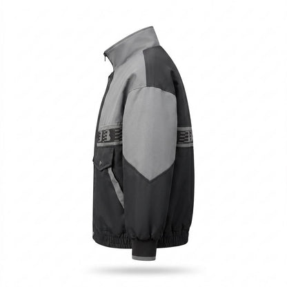 Mens Outlet House - Vasel | Color-Block High-Neck Jacket Unisex