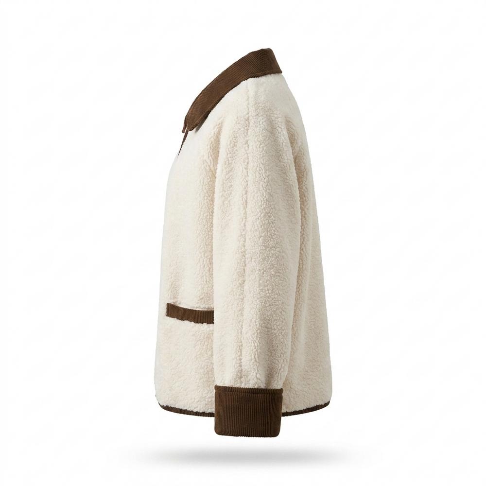 Mens Outlet House - Lyhal | Sherpa Contrast-Trimmed Jacket Women
