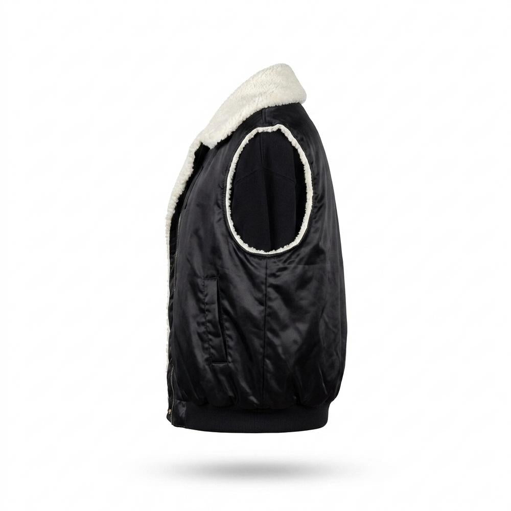 Mens Outlet House - Calar | Sherpa-Lined Satin-Finish Vest Unisex