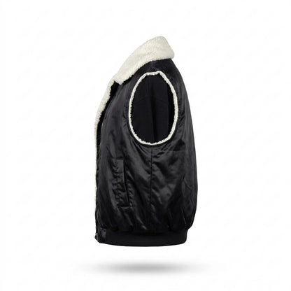 Mens Outlet House - Calar | Sherpa-Lined Satin-Finish Vest Unisex