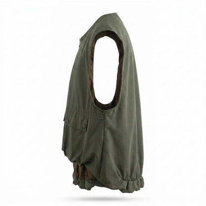 Mens Outlet House - Zevar | Collarless Zip-Up Vest Unisex